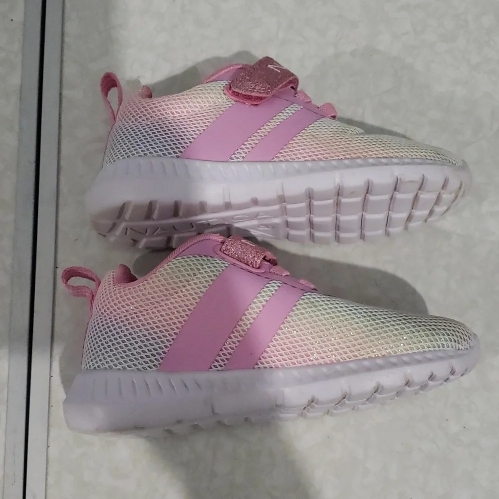 Nautica Pastel Rainbow Towhee Little Girls Sneakers Shoes‎ Sz 8